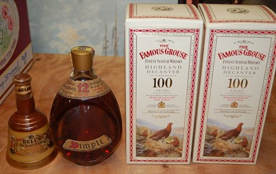 Lot 1408 - Mixed lot, to include; The Famous Grouse, two...