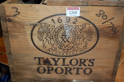 Lot 1268 - Taylor's Vintage Port, 1977, twelve bottles (OWC)