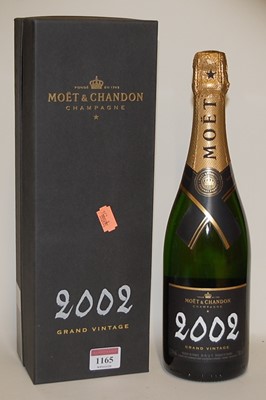 Lot 1165 - Moët & Chandon, 2002, Grand Vintage Champagne,...