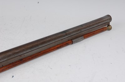 Lot 301 - A 19th century percussion sporting gun, the...