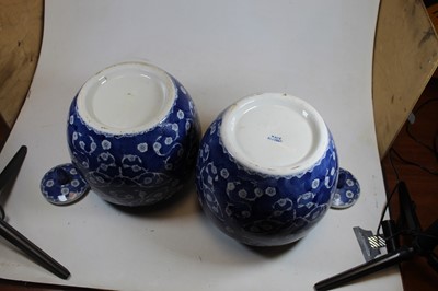 Lot 17 - A pair of 20th century Chinese blue and white...