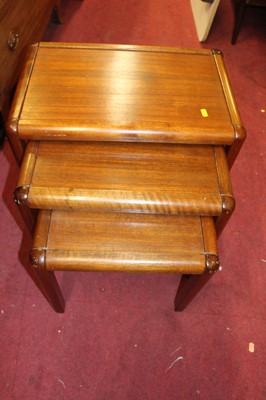 Lot 1463 - A contemporary hardwood nest of three...