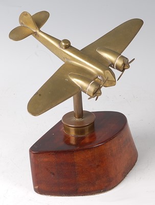 Lot 84 - A brass model of a Bristol Beaufighter...