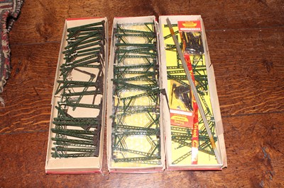 Lot 621 - Boxed Triang Hornby catenary sets 3x R416, 1x...