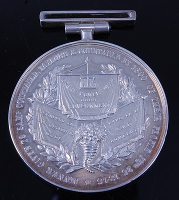 Lot 149 - A Victorian white metal commemorative medal...