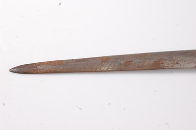 Lot 168 - An early 19th century Naval dirk, having a...