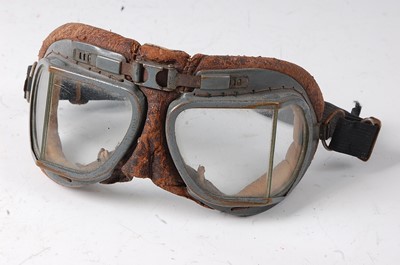 Lot 90 - A pair of R.A.F. Mk VIII flying goggles.