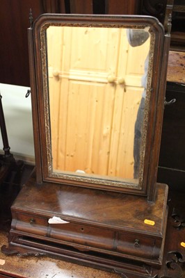 Lot 1458 - A 19th century mahogany box base swing...