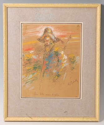 Lot 488 - A. Rodetz, (French 19th century), Hunter with...