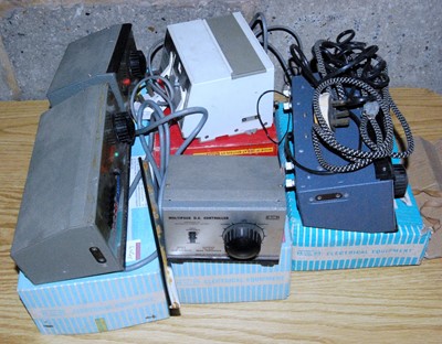 Lot 602 - Five boxed controllers, H&M Powermaster,...