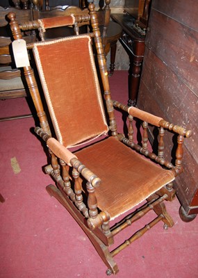 Lot 1360 - An early 20th century American mahogany...
