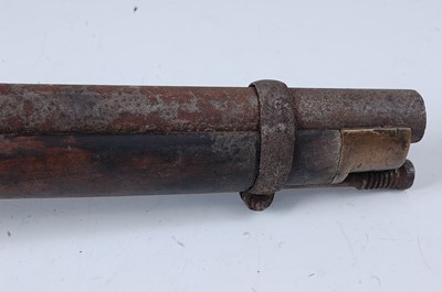 Lot 197 - A 19th century two band percussion carbine,...