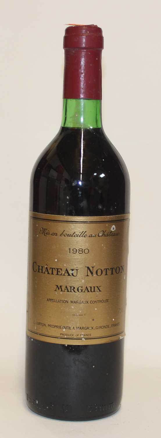 Lot 1037 - Château Notton, 1980, Margaux, one bottle