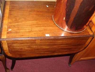 Lot 1268 - An early 19th century mahogany and satinwood...