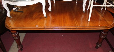 Lot 1315 - A mid-Victorian mahogany round cornered...