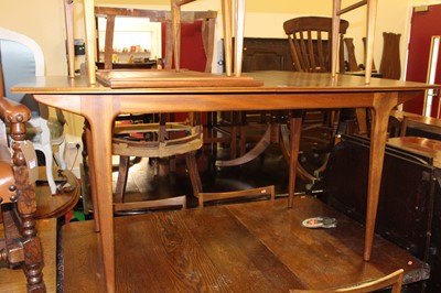 Lot 1326 - A 1960s McIntosh teak dining suite comprising;...