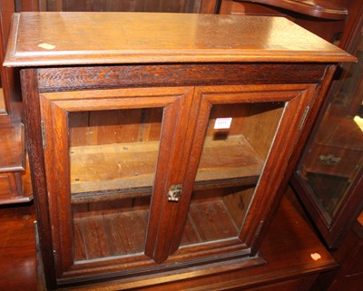 Lot 1431 - An early 20th century oak small table top...