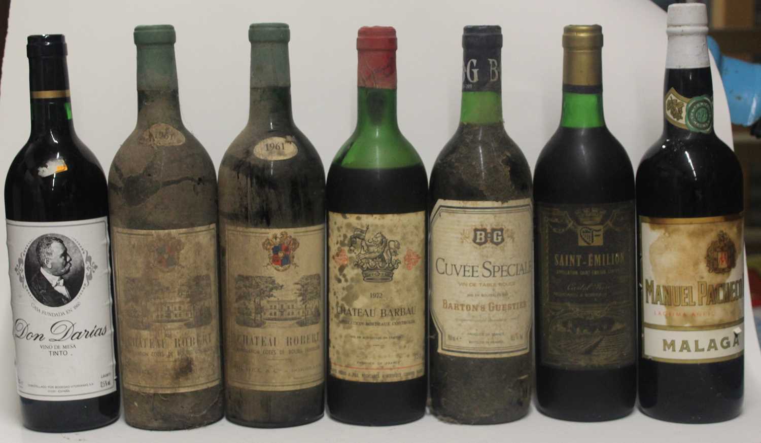 Lot 1044 - Château Robert, 1961, Bordeaux, two bottles;...