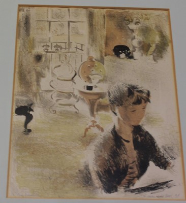 Lot 1015 - Edward La Dell (1914-1970) - The Pianist,...