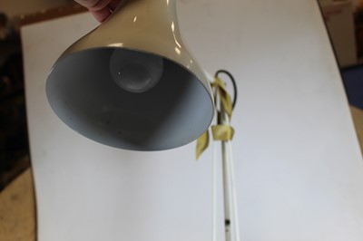 Lot 161 - A 1970s white painted anglepoise desk lamp