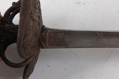 Lot 167 - A circa 1800 French sword, the 81cm triangular...