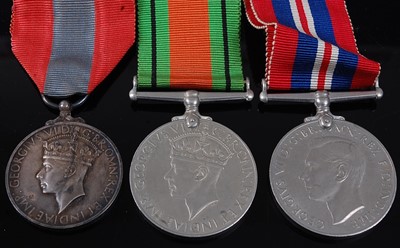 Lot 13 - A George VI Imperial Service medal, naming...
