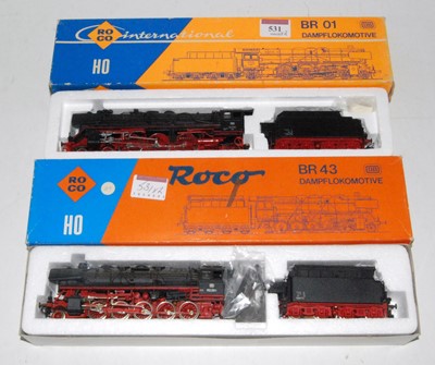 Lot 531 - A Roco H0 ref. 04126A DB black class BR43 2-10-...