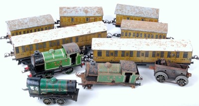Lot 257 - Small tray containing Hornby LNER items: No....