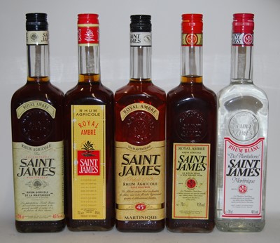 Lot 1340 - Saint James rum, ten bottles, to include Rhum...