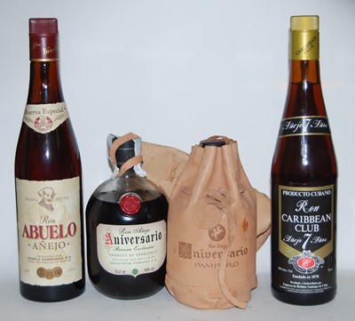 Lot 1346 - A selection of Anejo rums, to include Ron...