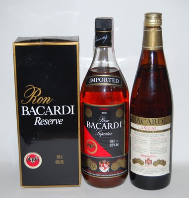 Lot 1347 - Various Bacardi rums, to include aged 8 years,...