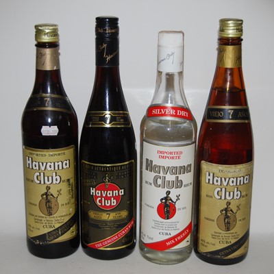 Lot 1352 - Havana Club, eight various bottles to include...