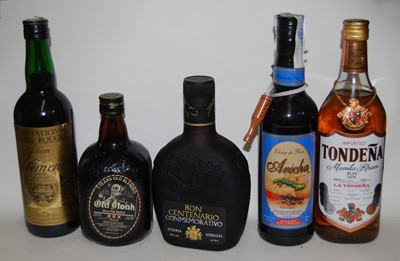Lot 1353 - Assorted rums, to include Clement, Old Monk,...