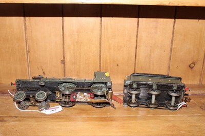 Lot 263 - 4-4-0 loco and tender LSWR 156 appears home...