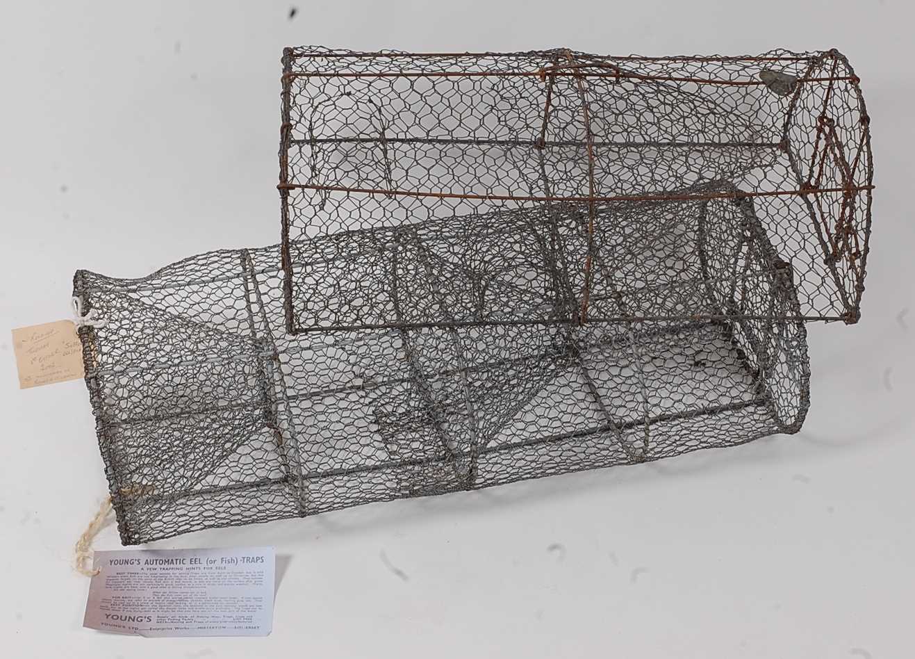 Lot 404 - * A Young's automatic wirework eel trap, as