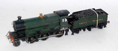 Lot 272 - 0-6-0 GWR loco and tender, very heavily...