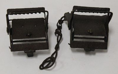 Lot 426 - * A near-pair of Roberts Ideal rabbit traps,...