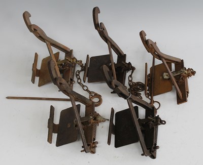 Lot 440 - * A collection of ten 'Imbra' traps, to...