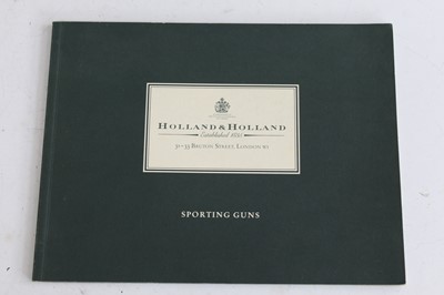 Lot 467 - * A Holland & Holland Sporting Guns catalogue;...