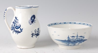 Lot 2052 - A Worcester porcelain sparrowbeak cream jug,...