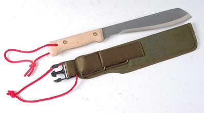 Lot 207 - * A British Bolo machete, the 26cm blade...