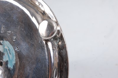 Lot 2128 - A Queen Anne silver chamberstick, of circular...