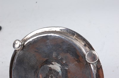 Lot 2128 - A Queen Anne silver chamberstick, of circular...