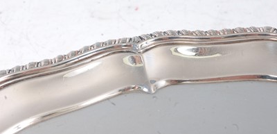 Lot 2136 - A late Victorian silver salver, having a...