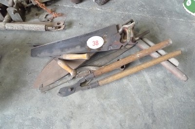 Lot 38 - Qty of Wooden Handle Tools