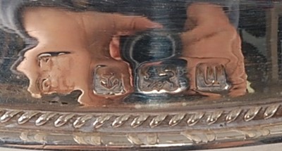 Lot 2138 - A George V pierced silver bowl, of squat...