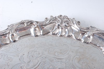 Lot 2145 - An early Victorian silver salver, having...