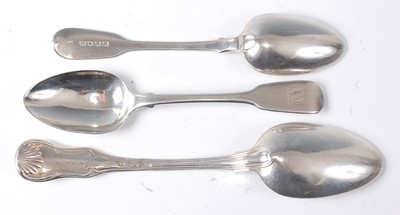 Lot 2156 - A matched set of six early Victorian silver...
