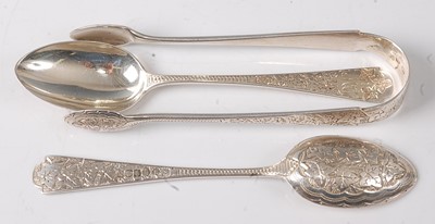 Lot 2162 - A set of twelve Victorian Scottish silver...