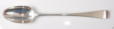 Lot 2191 - A George III silver stuffing spoon, in the Old...